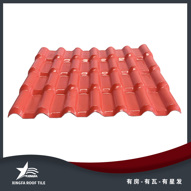 高光磚紅合成樹脂瓦 新農村建設樹脂瓦 抗風防震抗冰雹 中國樹脂瓦十大品牌
